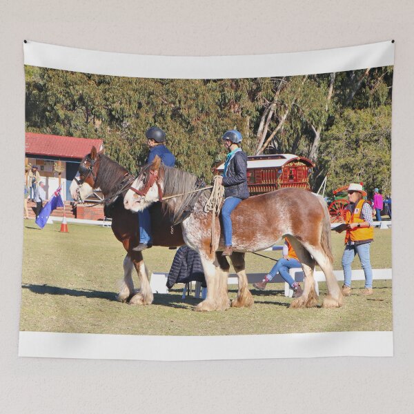 Item preview, Bareback Clydesdale horse riders designed and sold by FranWest.
