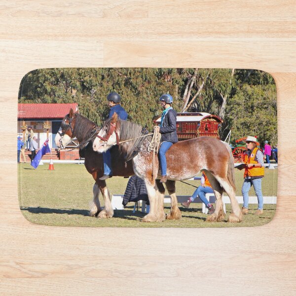 Item preview, Bareback Clydesdale horse riders designed and sold by FranWest.
