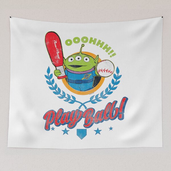 Item preview, Alien Play Ball Baseball Sports designed and sold by LeggetTinch.