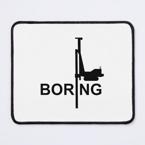 Item preview, Boring (Rotary Drilling) - Black Logo designed and sold by Ragetroll.
