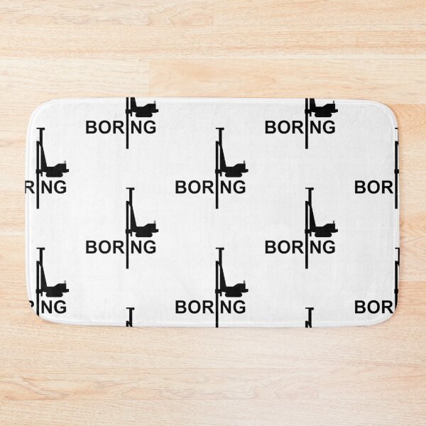 Item preview, Boring (Rotary Drilling) - Black Logo designed and sold by Ragetroll.