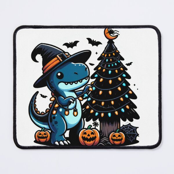 Item preview, Halloween Dinosaur with Christmas Tree Twist designed and sold by lubushop1.