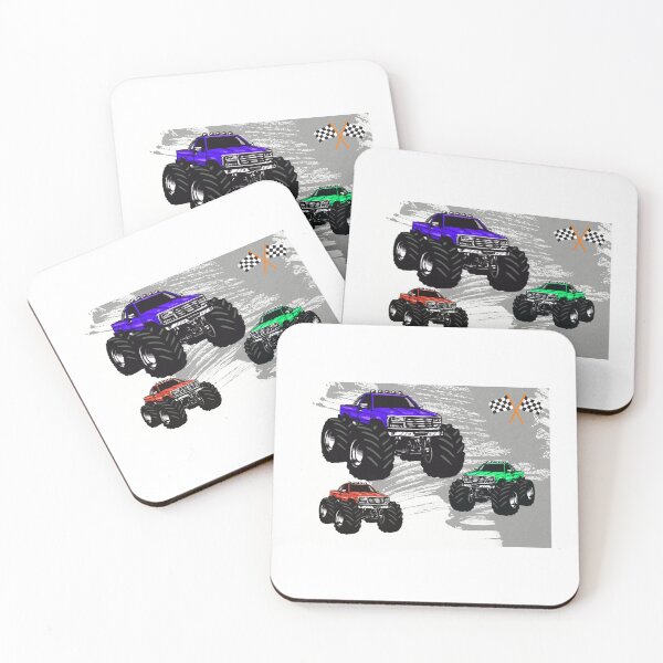 Item preview, Monster Truck Trio designed and sold by Renee Koutsis.