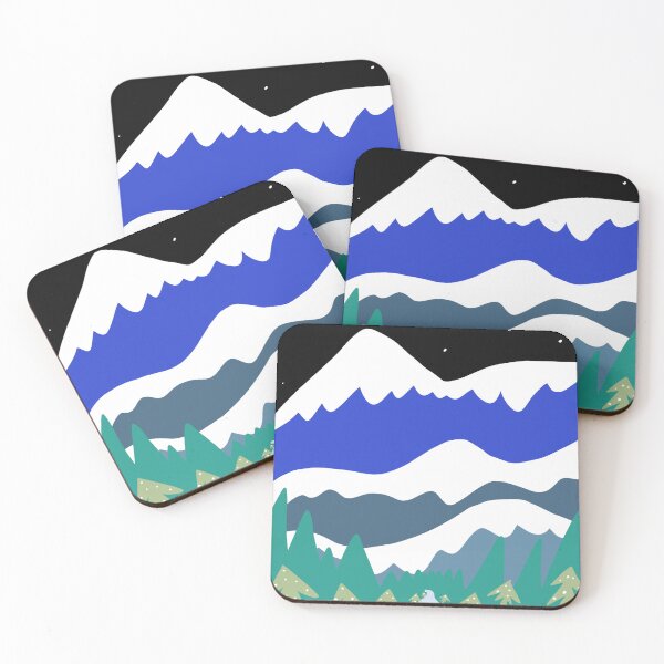Item preview, Winter Road and Snowy Mountains  designed and sold by jpandsusan.