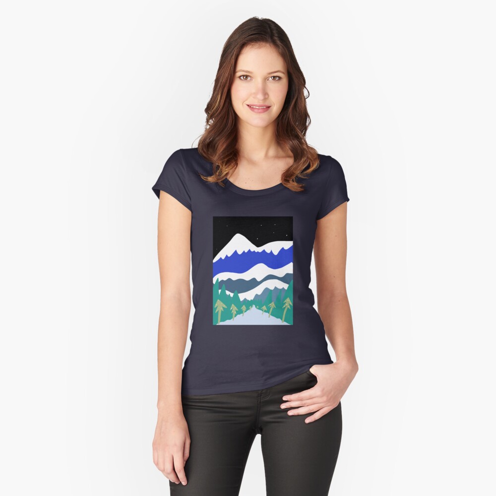 Item preview, Fitted Scoop T-Shirt designed and sold by jpandsusan.