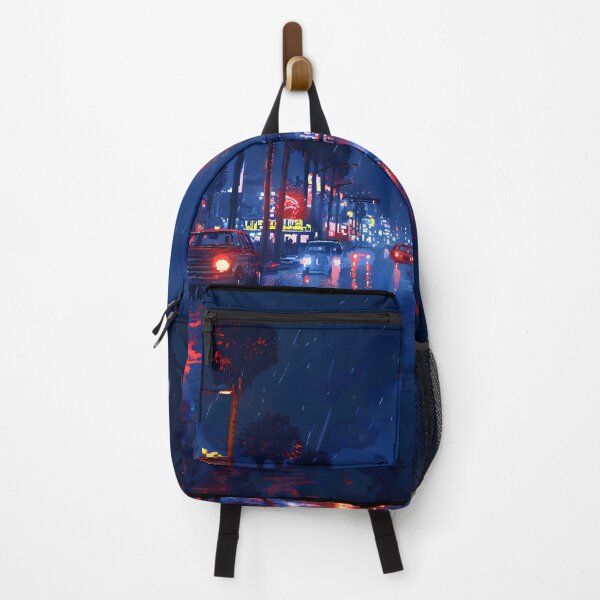 Item preview, Neon Nights: Rainy Retro City Drive designed and sold by GreenInkXpress.