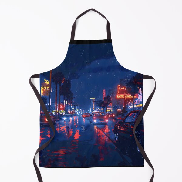 Item preview, Neon Nights: Rainy Retro City Drive designed and sold by GreenInkXpress.