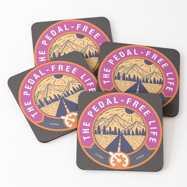 Item preview, The Pedal-Free Life (Pink/Purple) designed and sold by UPPrints.