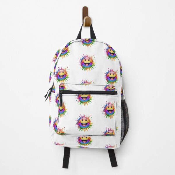Item preview, Rainbow emoticon cheerful explosion of colors designed and sold by argenta75.