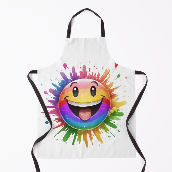 Item preview, Rainbow emoticon cheerful explosion of colors designed and sold by argenta75.