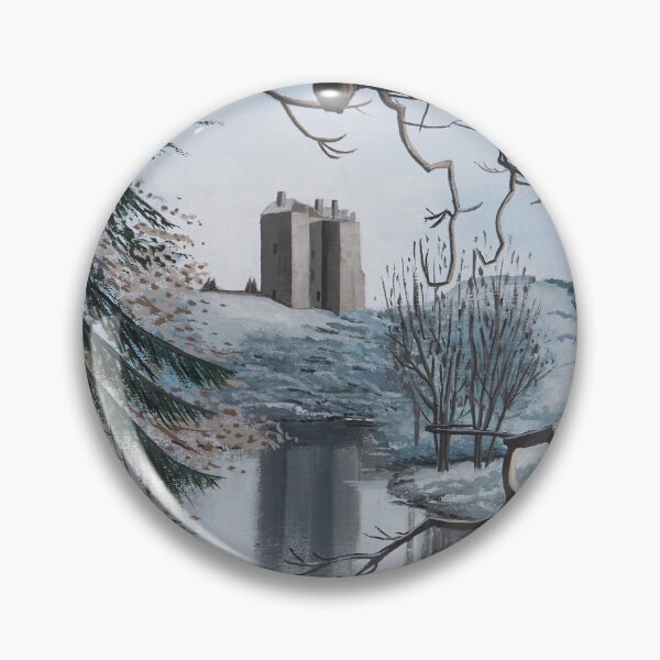 Item preview, Neidpath Castle Peebles Scotland Painting designed and sold by Tom Crittenden.