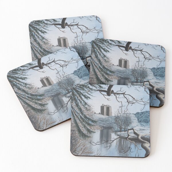 Item preview, Neidpath Castle Peebles Scotland Painting designed and sold by Tom Crittenden.