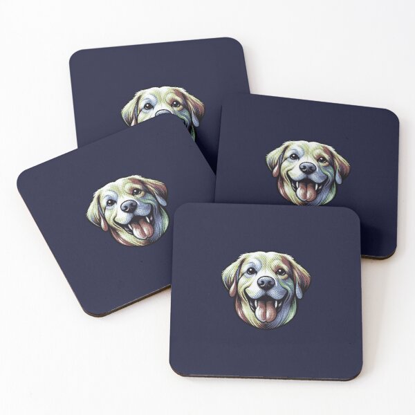 Item preview, Happy Dog - vintage designed and sold by RichgeraldArt.