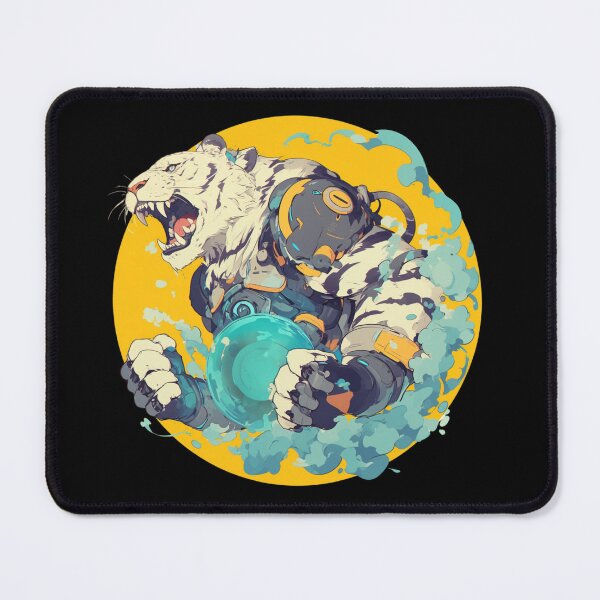Item preview, Cyber Tiger // Aesthetic Tiger // Cool Animal // Cyber Animal // Future Animal Art // Animal Warrior // Cyber Week designed and sold by SMARTKIT DESIGNAGENCY.