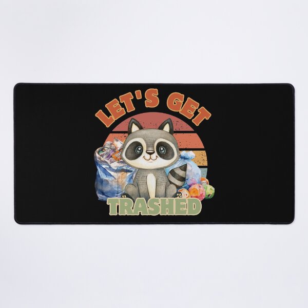 Item preview, Let's get trashed raccoon designed and sold by YQvibe Studio.