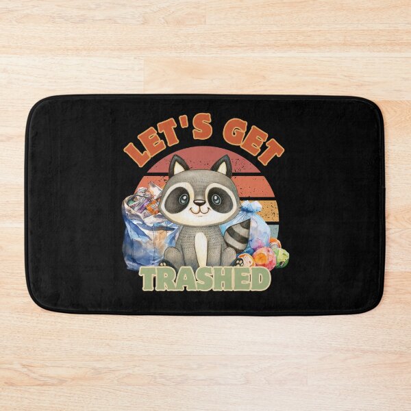 Item preview, Let's get trashed raccoon designed and sold by YQvibe Studio.