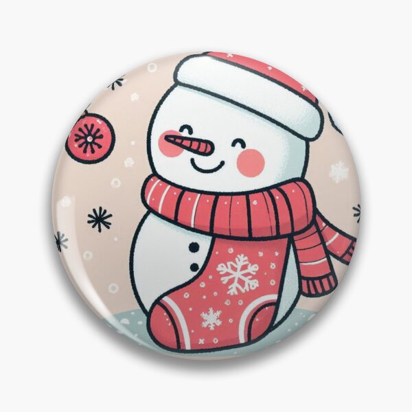 Item preview, snowman with Christmas hat designed and sold by DesignFreaks7.