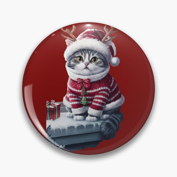 Item preview, Festive Christmas cat designed and sold by Glamalt.