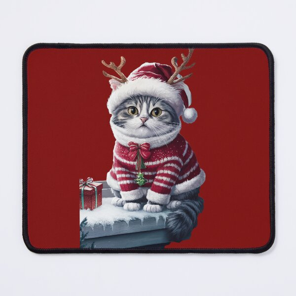 Item preview, Festive Christmas cat designed and sold by Glamalt.