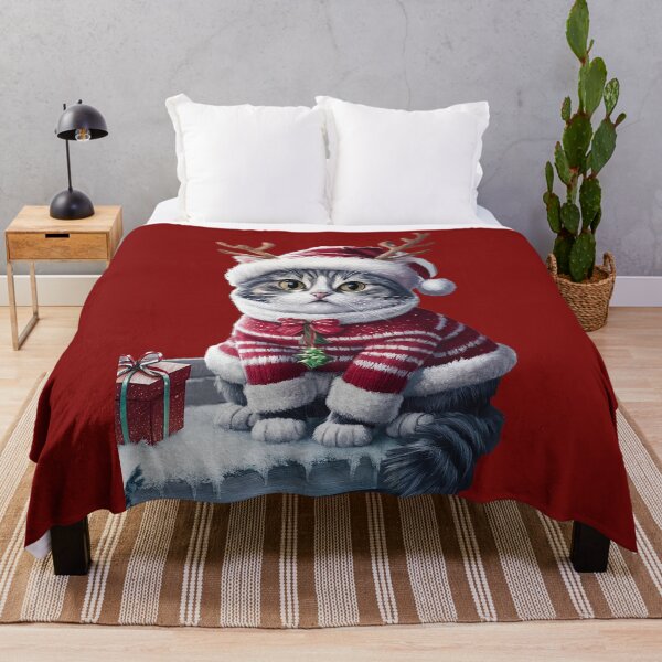Item preview, Festive Christmas cat designed and sold by Glamalt.