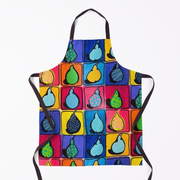 Item preview, Patterned pears  designed and sold by Rebecca Lyon Art .