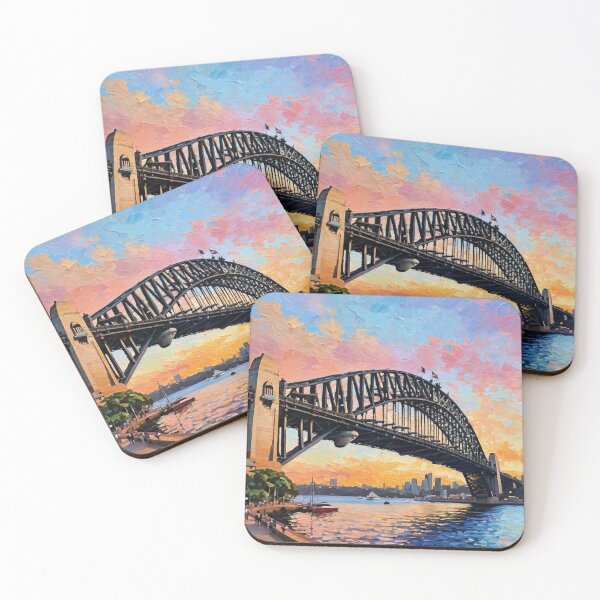 Item preview, Sydney Harbor Bridge at Dusk designed and sold by ArtsyTeegee.