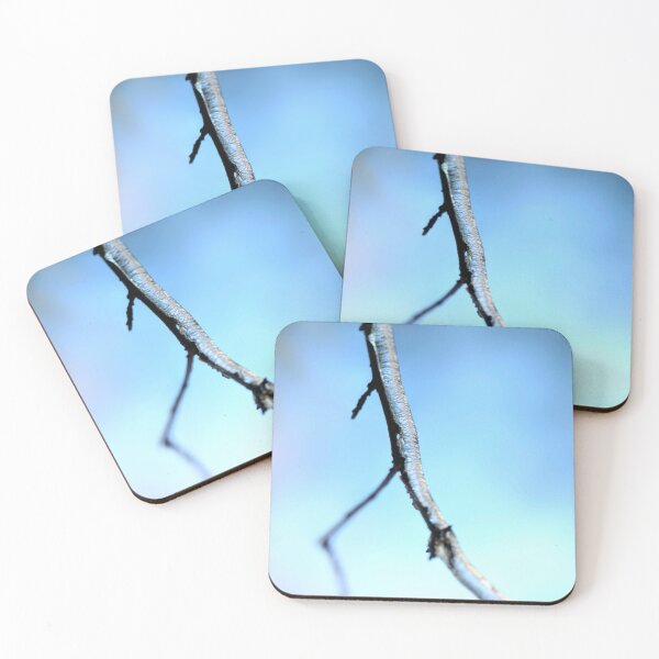 Item preview, Blue icicle on black twig designed and sold by olena2552.