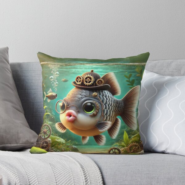 Item preview, Steampunk Kissing Gourami designed and sold by Sillytoe.