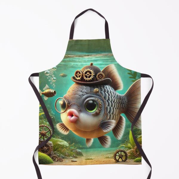 Item preview, Steampunk Kissing Gourami designed and sold by Sillytoe.