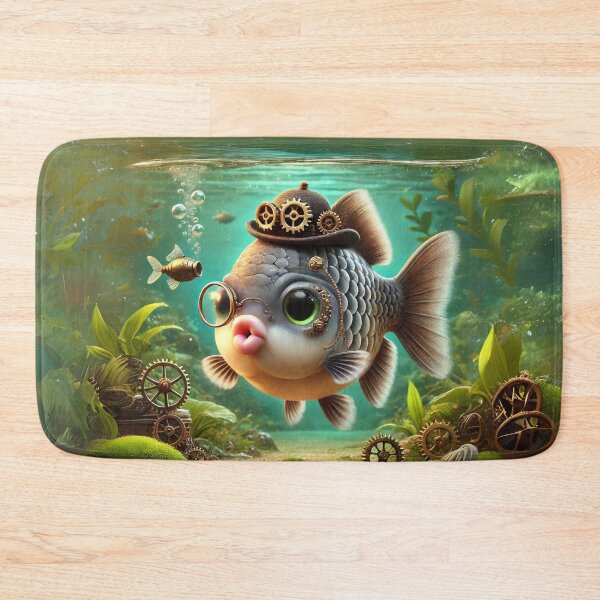 Item preview, Steampunk Kissing Gourami designed and sold by Sillytoe.
