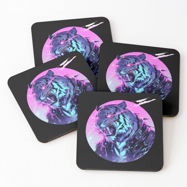 Item preview, Cyber Tiger // Aesthetic Tiger // Cool Animal // Cyber Animal // Future Animal Art // Animal Warrior // Cyber Week  designed and sold by SMARTKIT  DESIGNAGENCY.