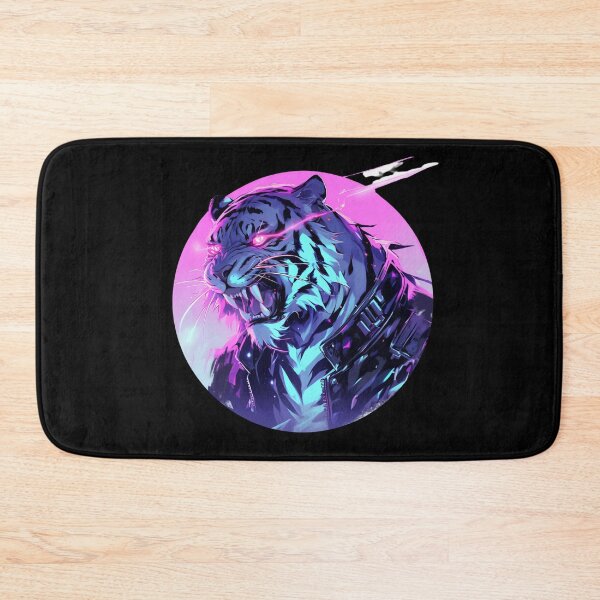 Item preview, Cyber Tiger // Aesthetic Tiger // Cool Animal // Cyber Animal // Future Animal Art // Animal Warrior // Cyber Week  designed and sold by SMARTKIT  DESIGNAGENCY.
