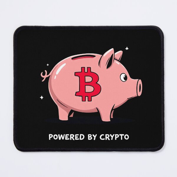 Item preview, Powered by Crypto – Bitcoin Piggy Bank designed and sold by nbg2012.