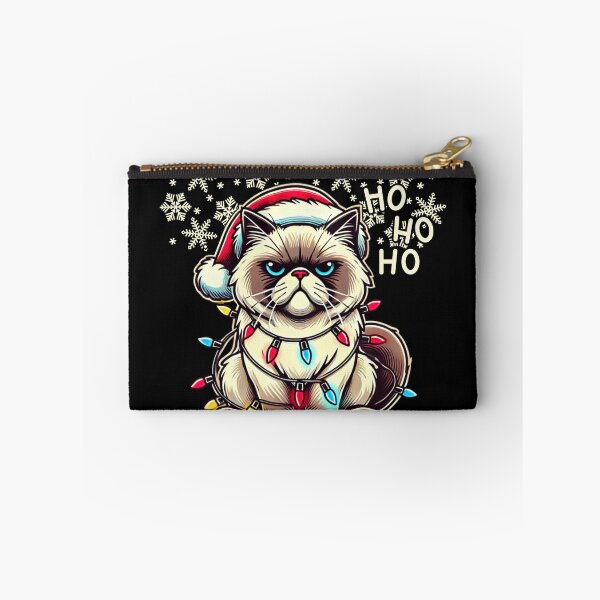 Item preview, Grumpy Christmas Cat - Ho Ho Ho designed and sold by sekrecja.