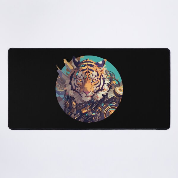 Item preview, Cyber Tiger // Aesthetic Tiger // Cool Animal // Cyber Animal // Future Animal Art // Animal Warrior // Cyber Week designed and sold by SMARTKIT DESIGNAGENCY.