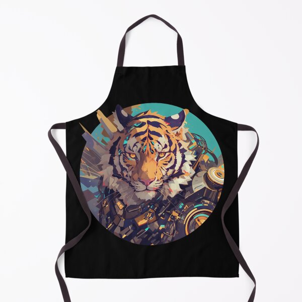 Item preview, Cyber Tiger // Aesthetic Tiger // Cool Animal // Cyber Animal // Future Animal Art // Animal Warrior // Cyber Week designed and sold by SMARTKIT DESIGNAGENCY.