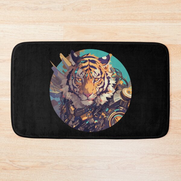 Item preview, Cyber Tiger // Aesthetic Tiger // Cool Animal // Cyber Animal // Future Animal Art // Animal Warrior // Cyber Week  designed and sold by SMARTKIT  DESIGNAGENCY.