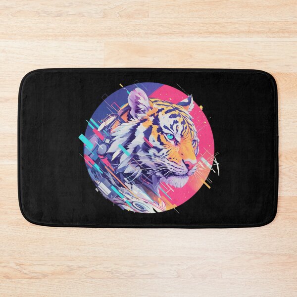 Item preview, Cyber Tiger // Aesthetic Tiger // Cool Animal // Cyber Animal // Future Animal Art // Animal Warrior // Cyber Week  designed and sold by SMARTKIT  DESIGNAGENCY.