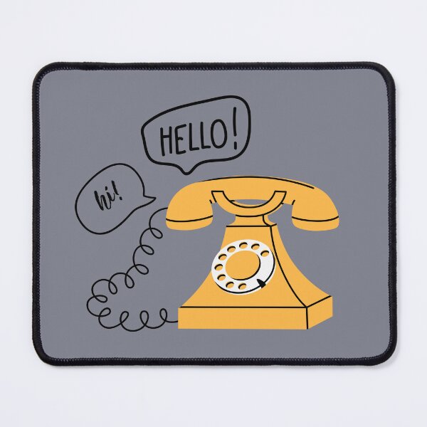 Item preview, Yellow Retro Telephone designed and sold by AnulaArt.