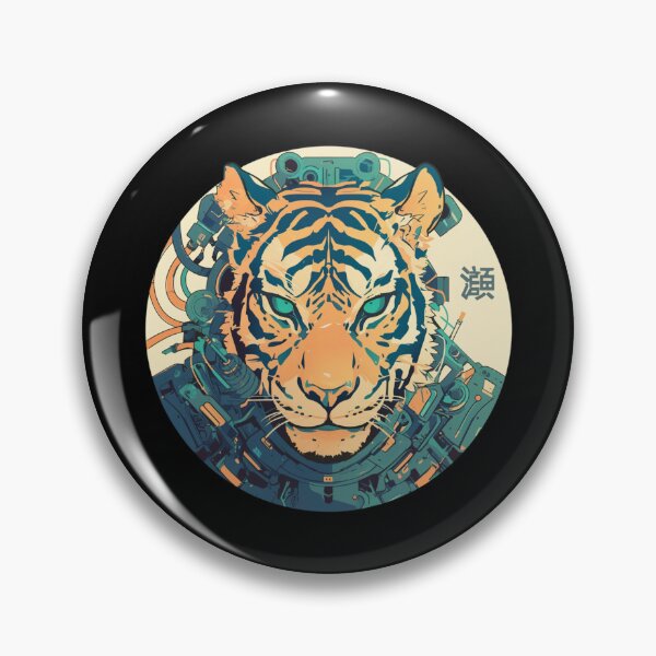 Artikelvorschau, Cyber-Tiger // Ästhetischer Tiger // Cooles Tier // Cyber-Tier // Tierkunst der Zukunft // Tierkrieger // Cyber-Woche entworfen und verkauft von SMARTKIT DESIGNAGENCY.