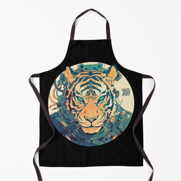 Item preview, Cyber Tiger // Aesthetic Tiger // Cool Animal // Cyber Animal // Future Animal Art // Animal Warrior // Cyber Week designed and sold by SMARTKIT DESIGNAGENCY.