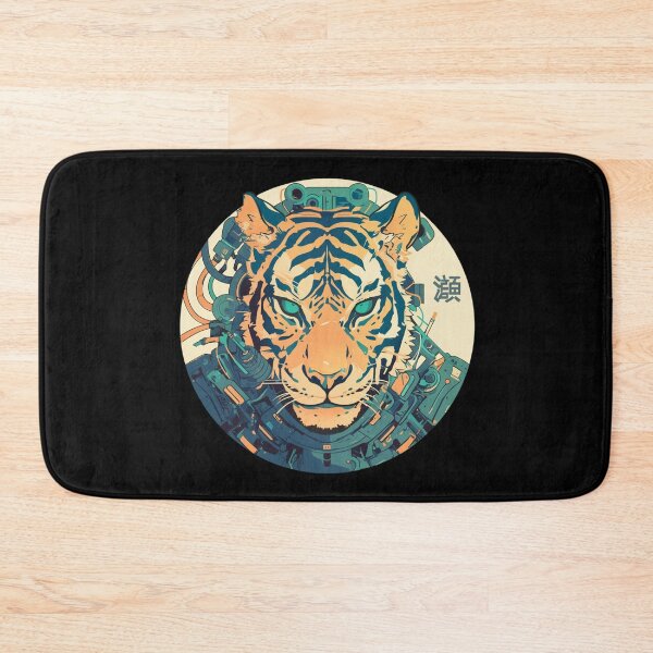 Item preview, Cyber Tiger // Aesthetic Tiger // Cool Animal // Cyber Animal // Future Animal Art // Animal Warrior // Cyber Week  designed and sold by SMARTKIT  DESIGNAGENCY.