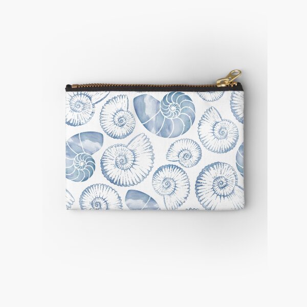 Item preview, Blue nautilus shells pastel designed and sold by adenaJ.