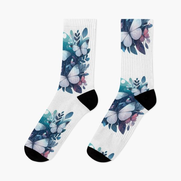 Item preview, set of butterflies in blue tones designed and sold by blondie.simmer.
