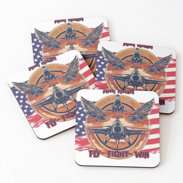 Item preview, "Wings of Valor: Aim High, Fly-Fight-Win" designed and sold by CraftedShip1.