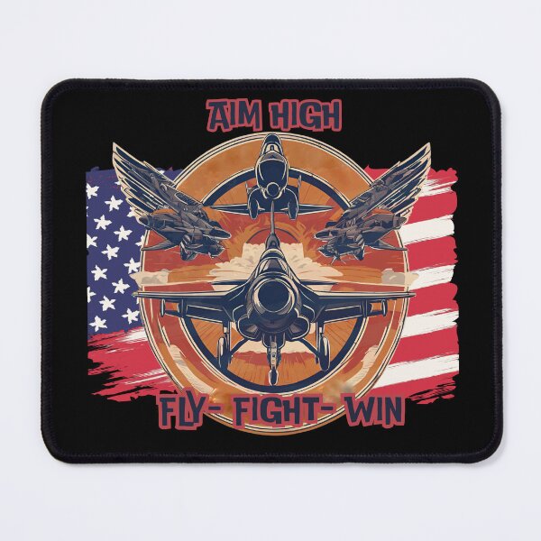 Item preview, "Wings of Valor: Aim High, Fly-Fight-Win" designed and sold by CraftedShip1.