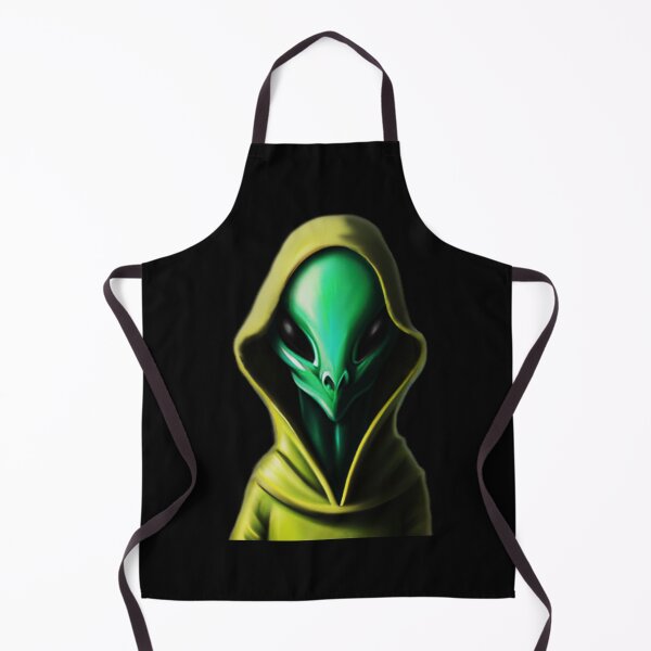Aperçu de l'œuvre Alien vert portant un sweat à capuche graphique. créée et vendue par ArtDesign-ZA.