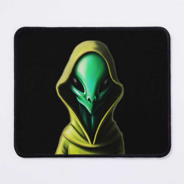 Item preview, Green Alien wearing a Hoodie graphic. designed and sold by ArtDesign-ZA.