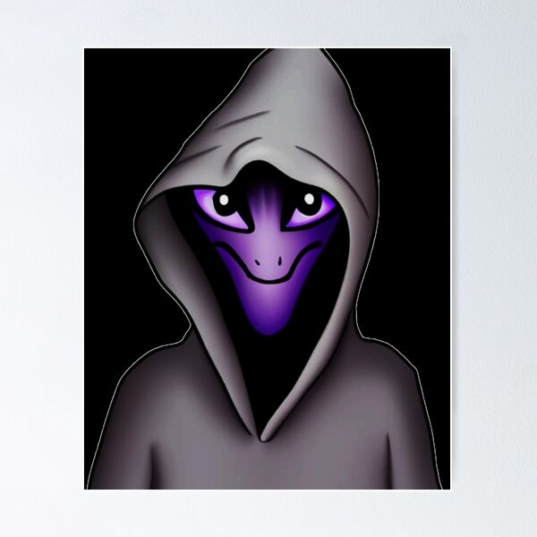 Item preview, Purple Alien in a Hoodie graphic  designed and sold by ArtDesign-ZA.