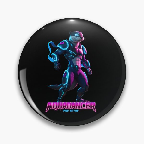 Item preview, Space Warrior Otter - Neon Wilds - Gaming Themed Wild Animal Characters designed and sold by TANDIGITALSHOP.